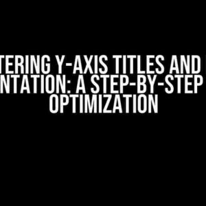 Mastering Y-Axis Titles and Data Representation: A Step-by-Step Guide to Optimization