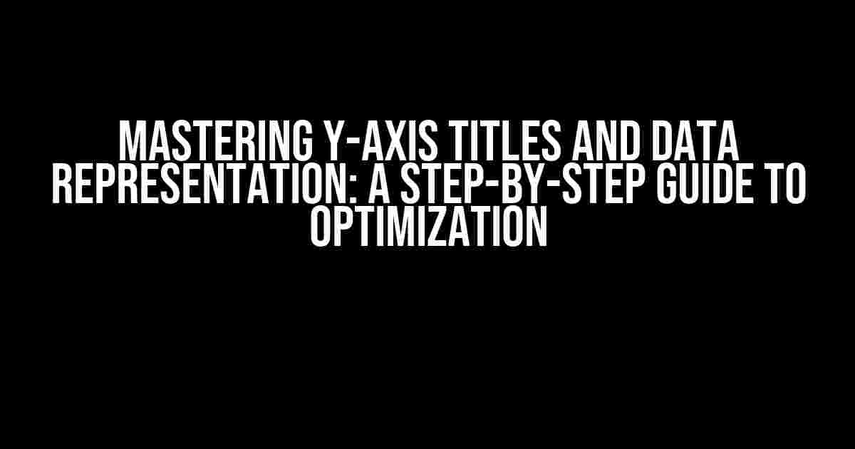 Mastering Y-Axis Titles and Data Representation: A Step-by-Step Guide to Optimization